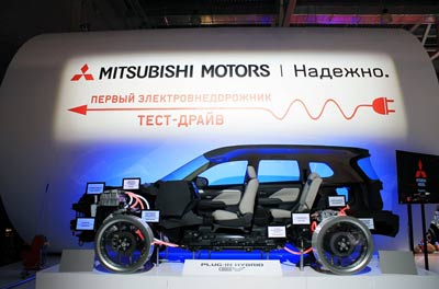 Оформление выставочного стенда Mitsubishi